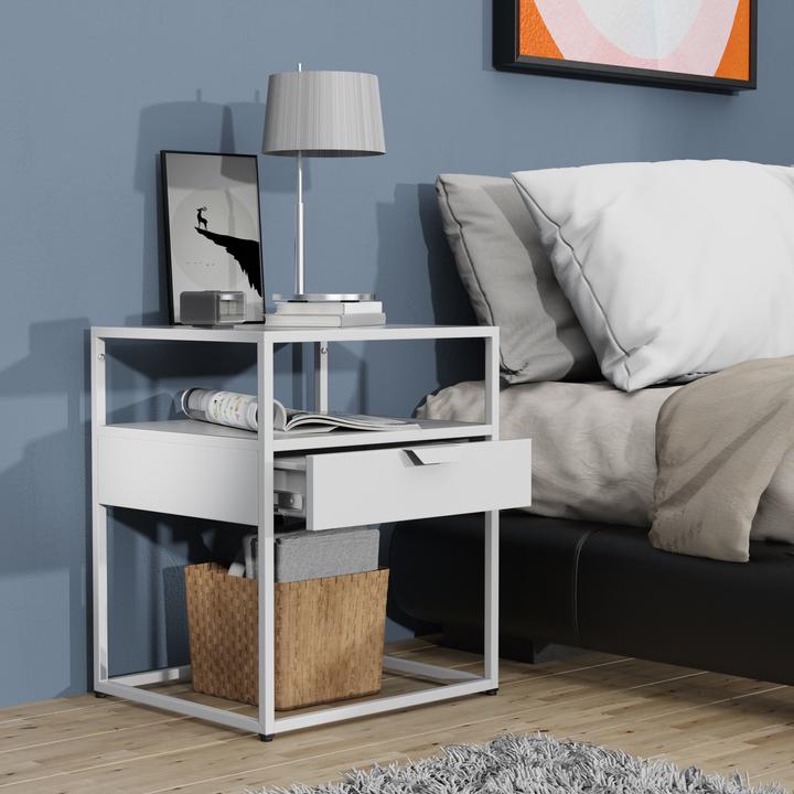 Produktbild VCM Metall Nachttisch Beistelltisch Flokas M (55 x 45 x 40 cm)