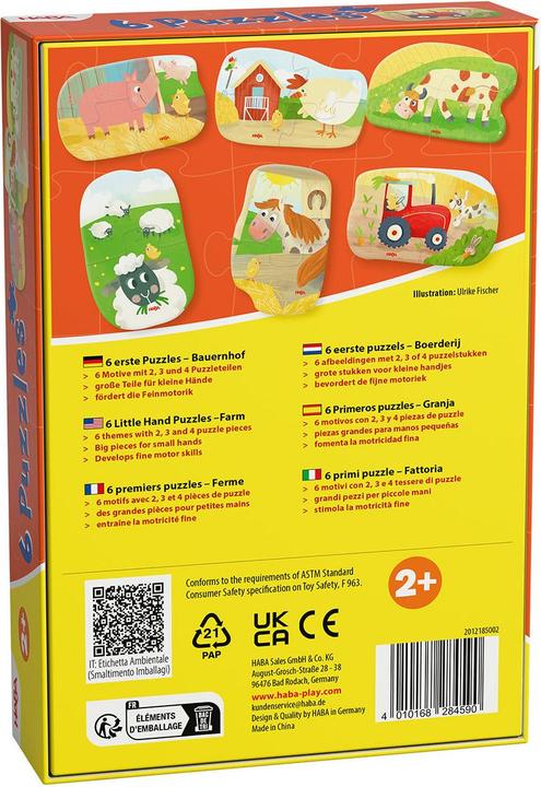 Produktbild Haba Steckpuzzle Meine ersten Puzzle