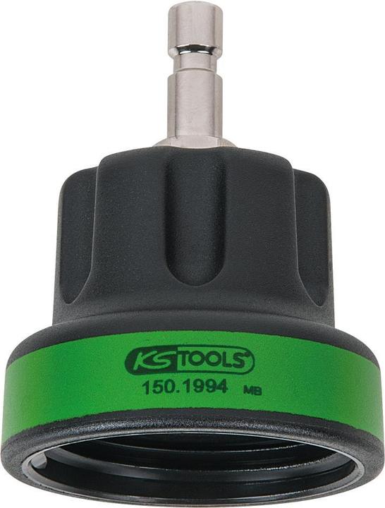 Actual product image KS Tools Coolant system adapter, #22, M 45 x 3.0, green