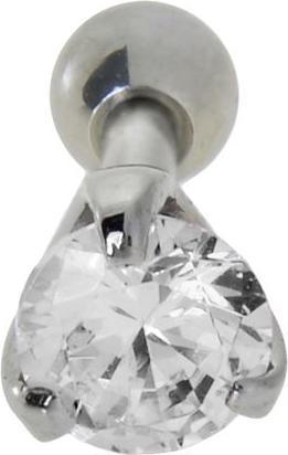 Immagine prodotto Bijouteria Piercing orecchio (Zirconia, Acciaio chirurgico 316L)