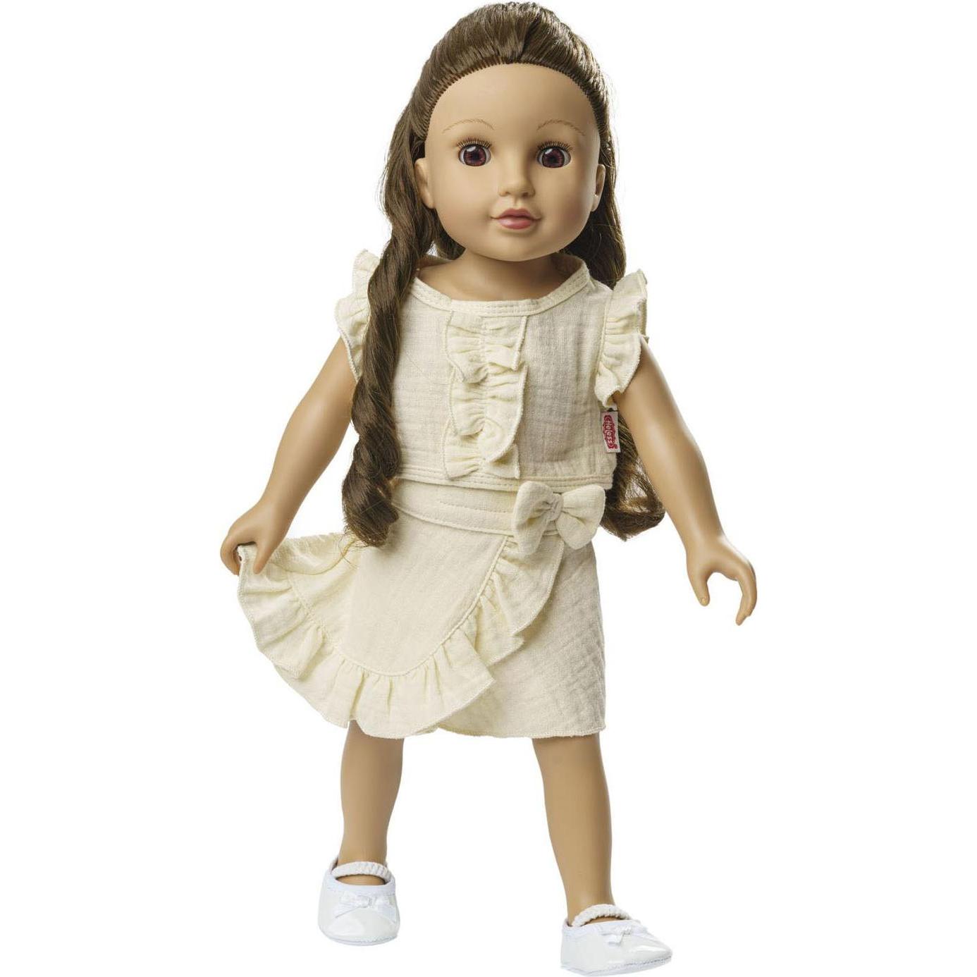 Thumbnail - Heless Puppen-Wickelrock Ecru mit Rüschen, 28-35 cm