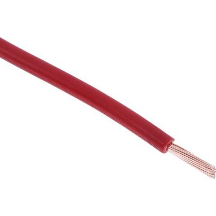 Rs Pro, Kabelleitung, BK PVC Flexi Switchgear 1.0 Red Cable (100 m)