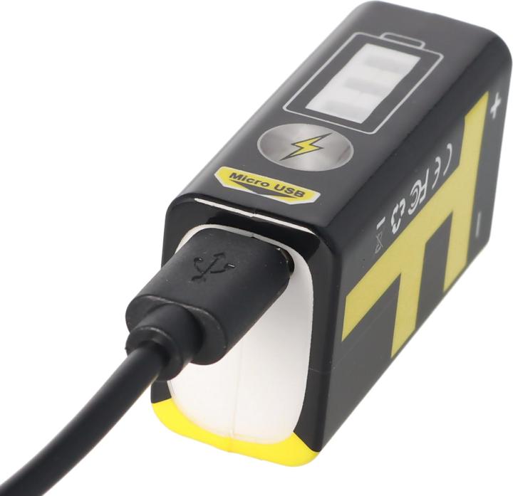 Produktbild Trustfire 9V-Block mit USB Ladefunktion (1 Stk., 9V Block, 550 mAh)