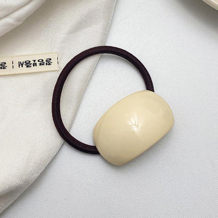 Immagine prodotto Avizar Haargummi mit Holz-Effekt-Perle (Elastico per capelli)