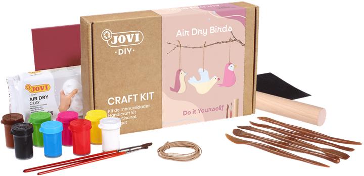 Image du produit Jovi Pâte à modeler DIY Air Dry oiseaux multicolore