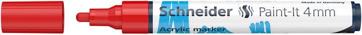 Nährwerte und Zutaten Schneider Acrylmarker Paint-It 320 4mm rot (Rot, 4 mm, 1 x)