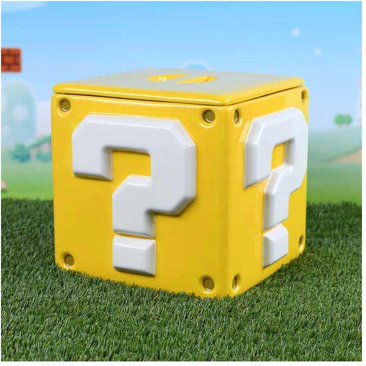 Actual product image Pyramid Super Mario: Cookie Jar - Question Mark Block