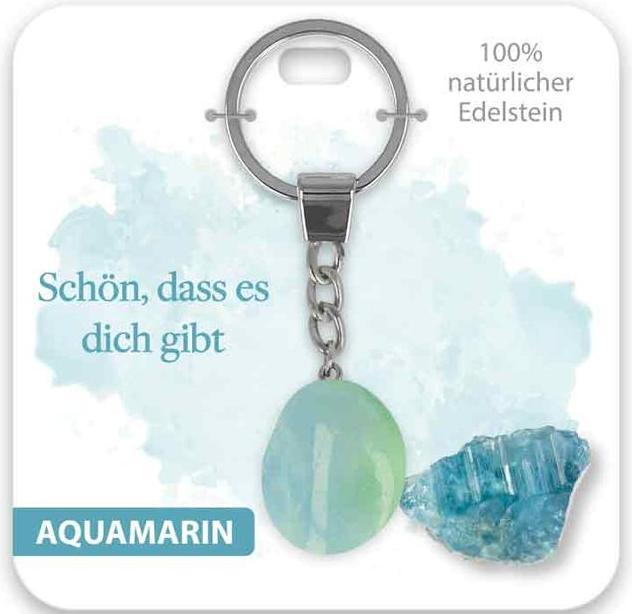 BB Klostermannn Schlsselanhnger Aquamar.Schn,dass es dich gibt