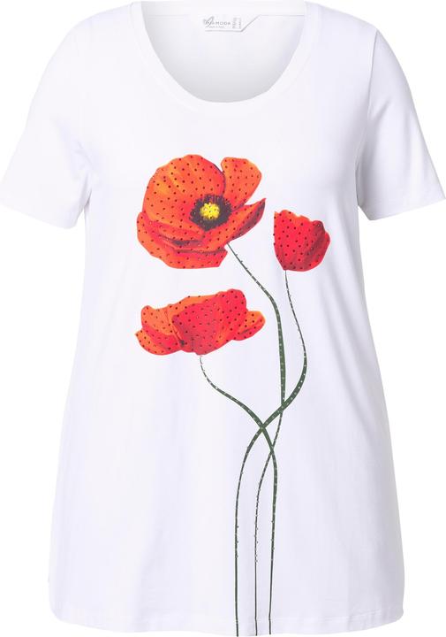 Immagine prodotto Miamoda T-shirt dal taglio svasato con brillantini e design floreale (42)