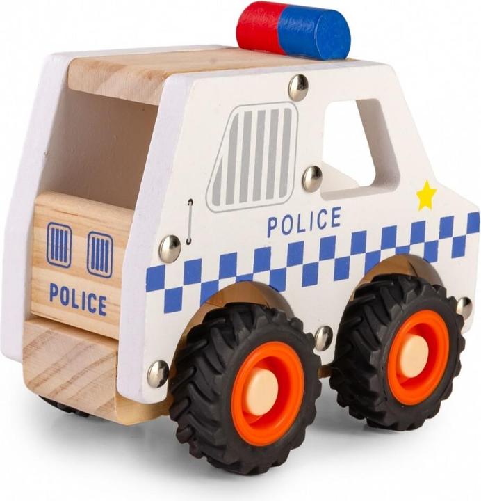 Produktbild Daff Holzauto mit Reifen - Polizei