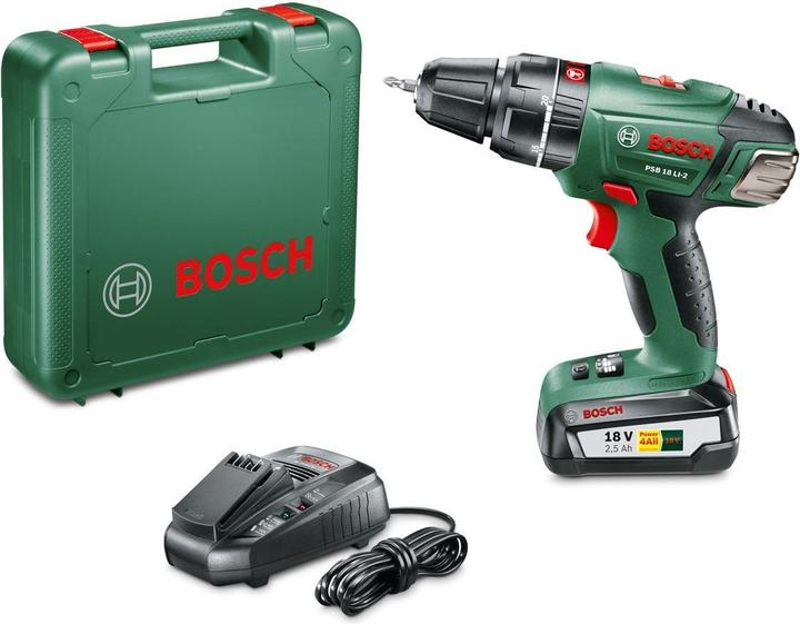 Actual product image Bosch Home & Garden Psb 18 Li-2 (Rechargeable battery operated)