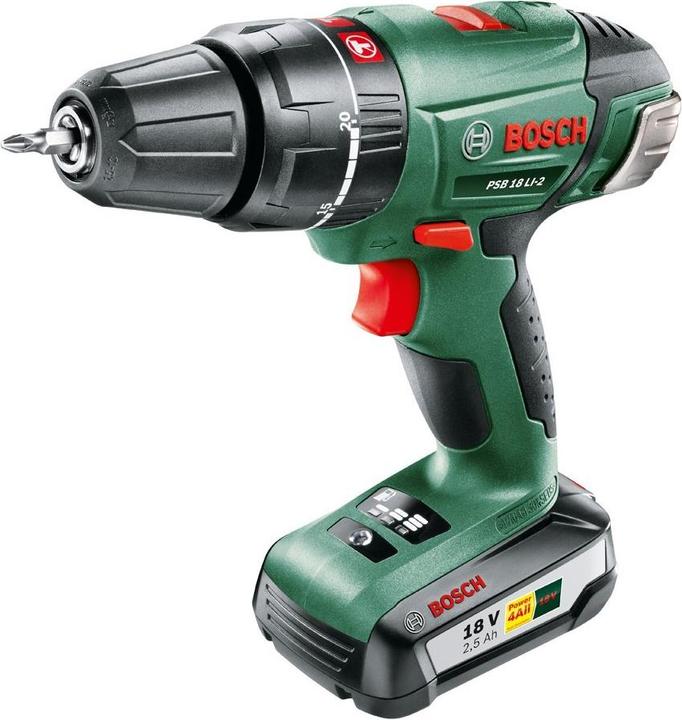 Bosch Home & Garden Psb 18 Li-2 (Batteria ricaricabile)