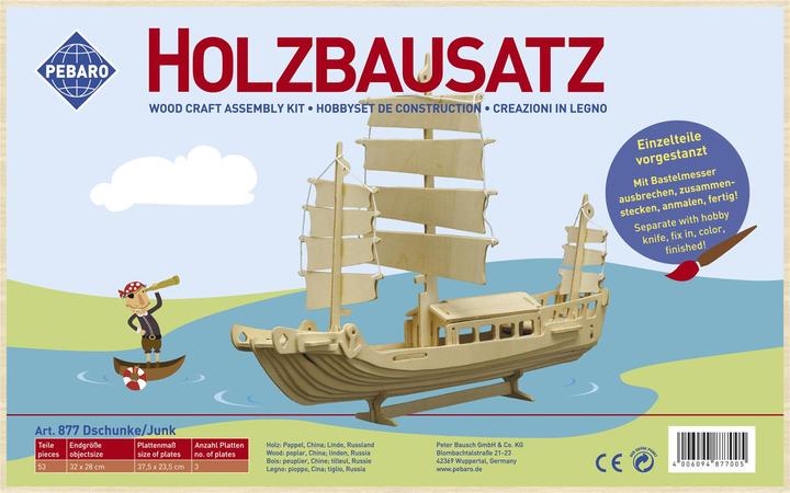 Image du produit Pebaro Kit de construction en bois de jonque