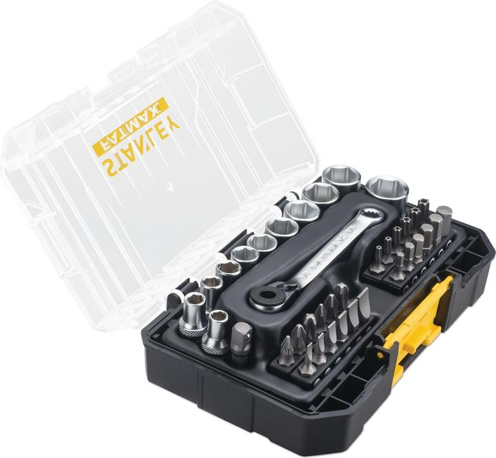 Productafbeelding Stanley Dopsleutelset Pro STACK 1/4, 37 stuks (1/4")