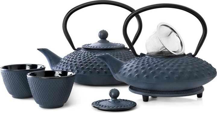 Actual product image Bredemeijer XILIN cast iron jug 1.25 l - blue (1.25 l)