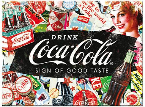 Produktbild Nostalgic-Art Merchandising Magnet. Coca-Cola / Collage