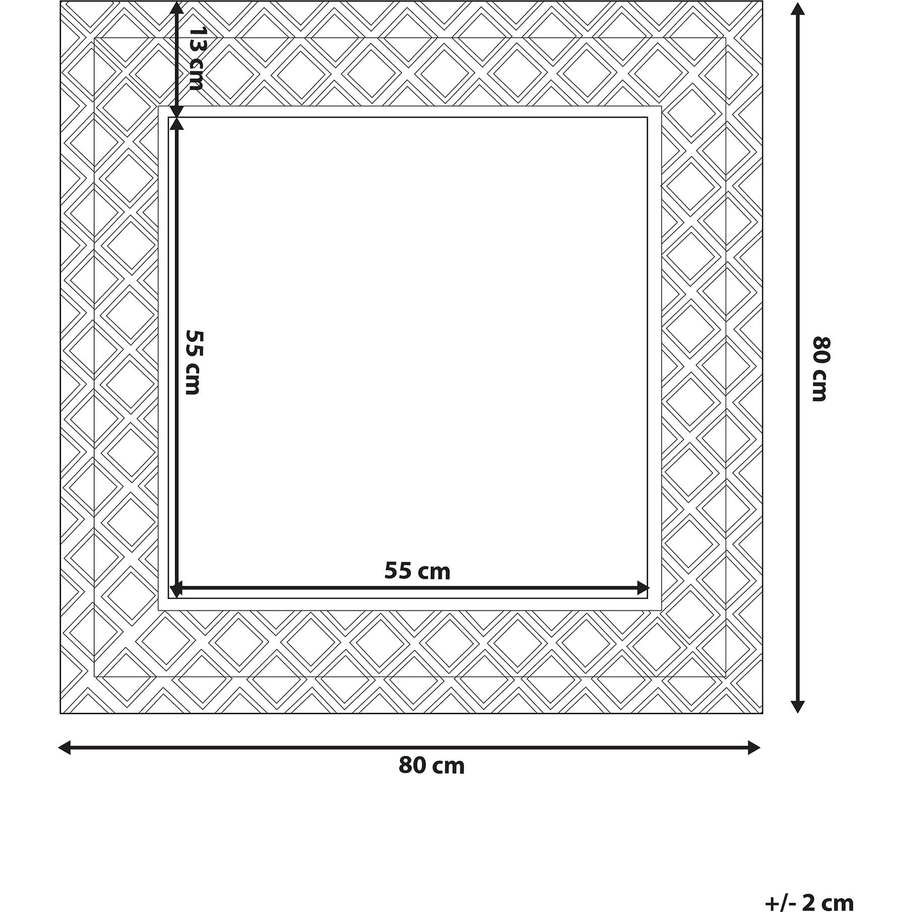 Thumbnail - Beliani, Spiegel, Evettes (80 x 80 cm)
