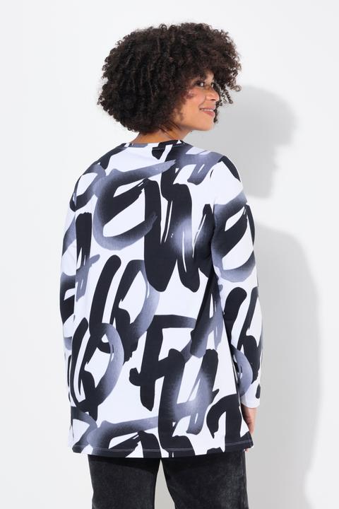 Produktbild Angel of Style Sweatshirt, Comfort Fit, Buchstaben-Print, Langarm (42)