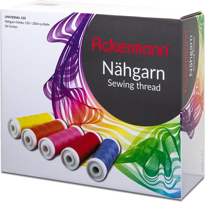 Actual product image Ackermann Sewing thread box (200 m)