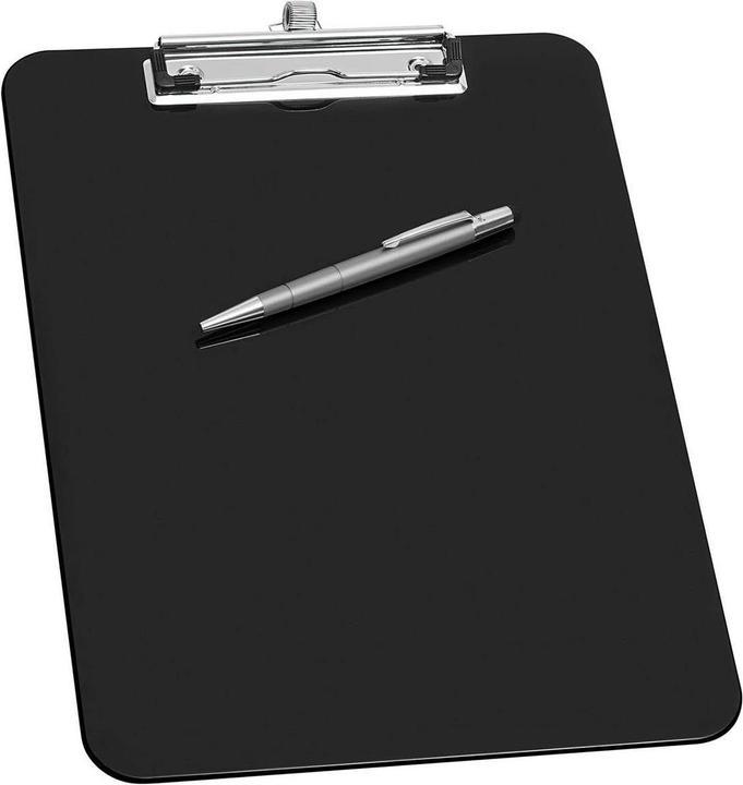 Actual product image Wedo Clipboard A4 with pen holder black (22.5 x 32 cm)