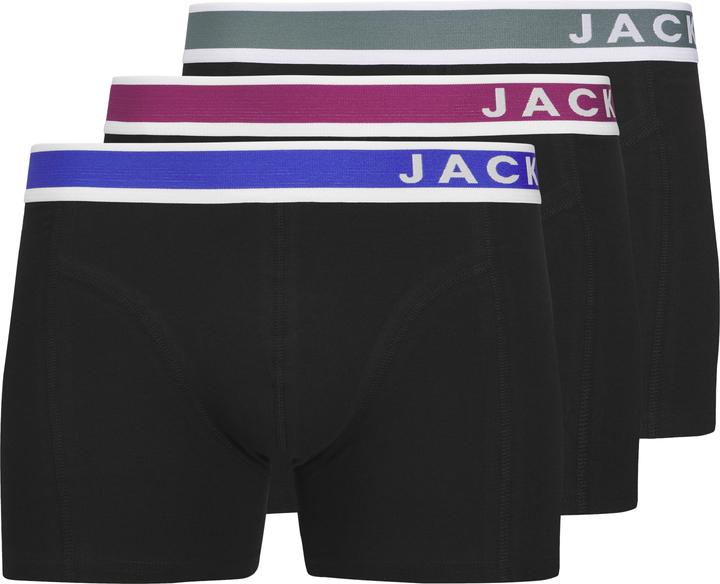 Produktbild Jack & Jones Jaceaston Solid Trunks 3 Pack Sn (M, 3er Pack)