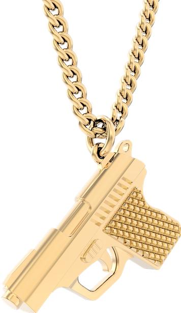 Produktbild MTM Gun (Messing, Vergoldet)