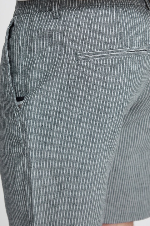 Image du produit FQ1924 FQHenry short en lin rayé 21900626 (XL)