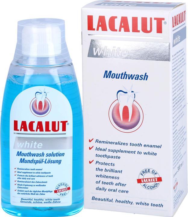 Produktbild Dr. Theiss Lacalut white Mundspül-Lösung, 300 ml MUW (300 ml, Mundspülung)