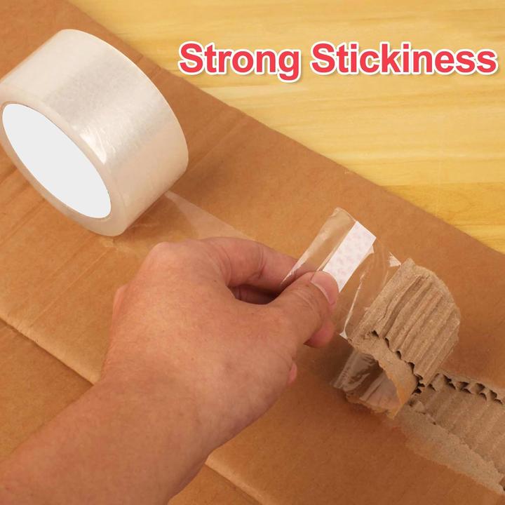 Image du produit Fousenuk 12 Rollen transparentes Paketklebeband (48 mm)