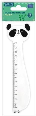 Actual product image Starpak Plastic ruler 15cm Panda (15 cm, Plastic)