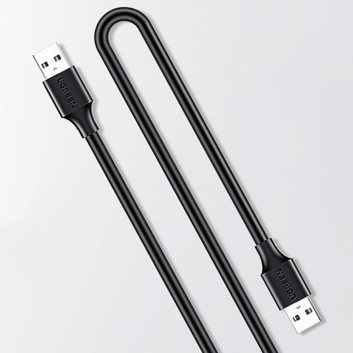 Image du produit Ugreen US102 Câble USB 2.0 M-M 3m (noir) (3 m, USB 2.0)