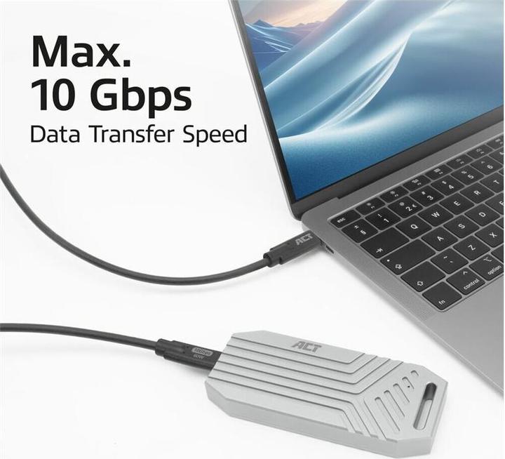 Produktbild ACT USB 3.0 10Gbps 60W USB Type-C« Cable, 3 meters (3 m, USB 3.1, USB 3.2 Gen 2, 60 W)
