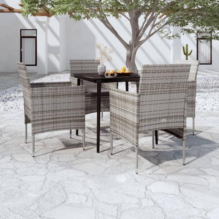 Produktbild vidaXL Garten Essgruppe (80 x 80 x 74 cm)