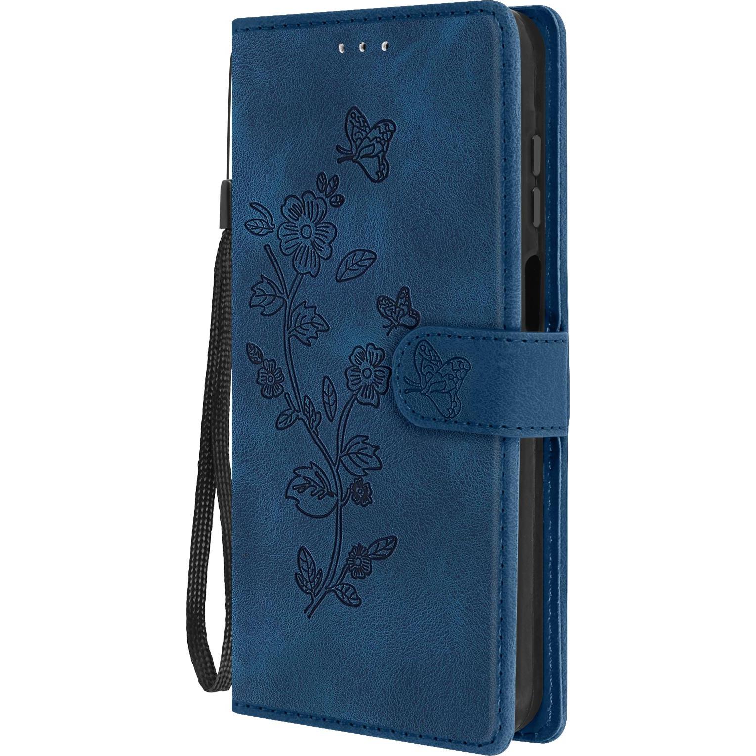 Thumbnail - Avizar Blossom Bliss Collection Series (Samsung Galaxy A15), Smartphone Hülle, Blau