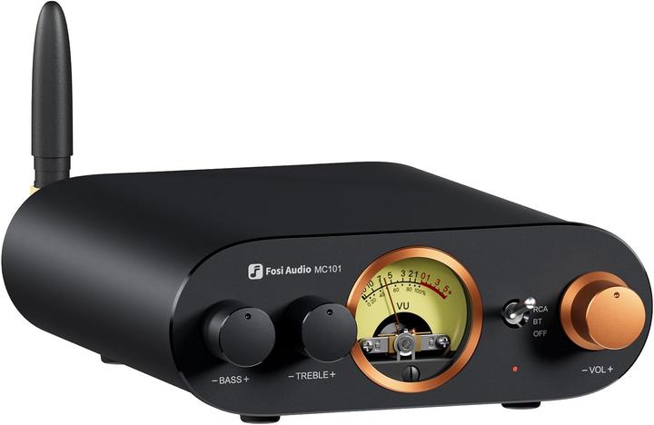 Fosi Audio MC101, 2.0 Kanal Audioverstärker mit Bluetooth (Amplifier)