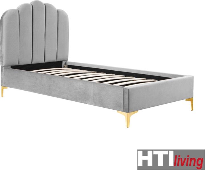 Produktbild HTI-Living Polsterbett 90 x 200 cm Yoris Grau (90 x 200 cm)