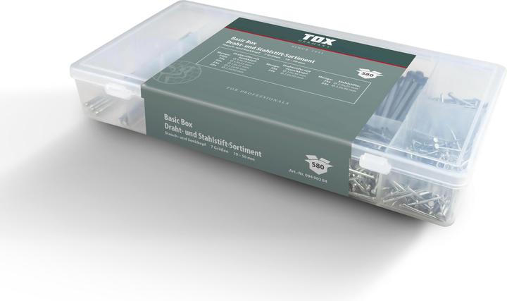 Tox Basic Box Nail - Assortment 580 pcs. (1 pcs.)
