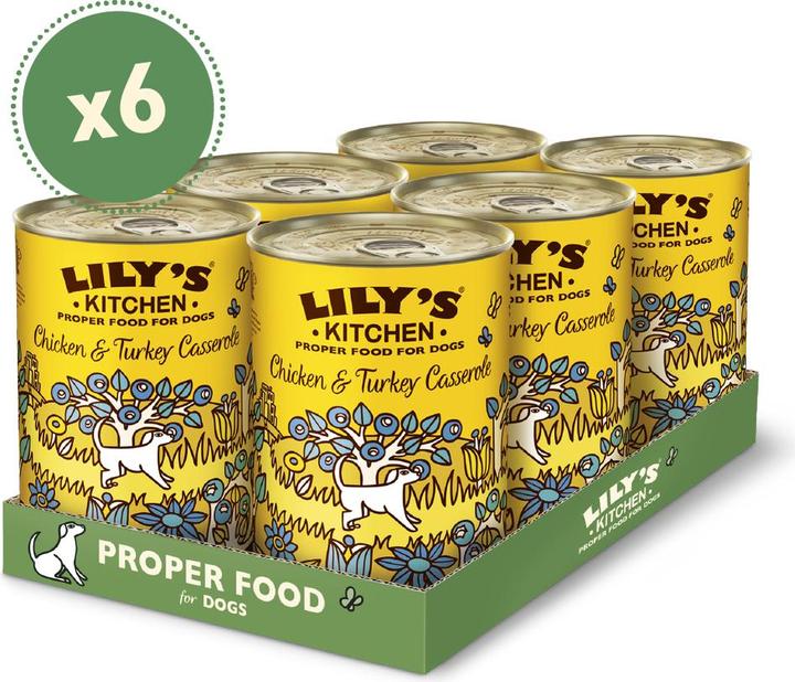 Immagine prodotto Lily's Kitchen Pollo e tacchino (Adulto, Senior, Junior, 6 pz., 2400 g)