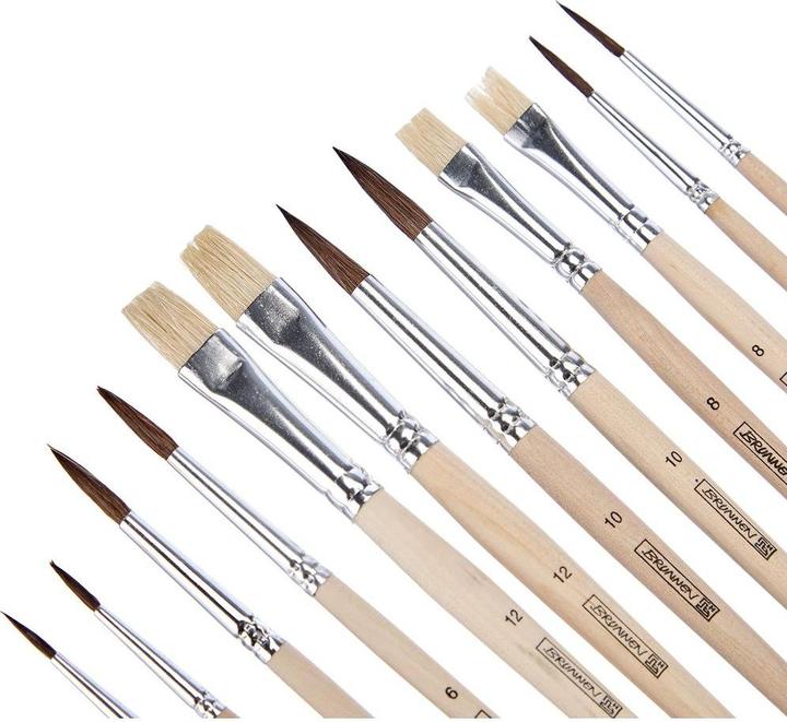 Produktbild Brunnen Schulpinselset sortiert (12 mm)