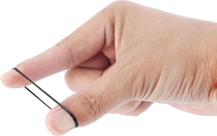 Immagine prodotto JTI 500x lacci per capelli, plastica - nero (Elastico per capelli)