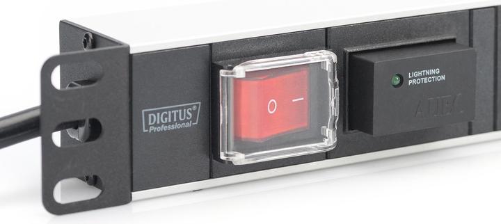 Immagine prodotto Digitus Presa multipla a 7 vie, alluminio (7 x, CEE 7/7, 2 m)