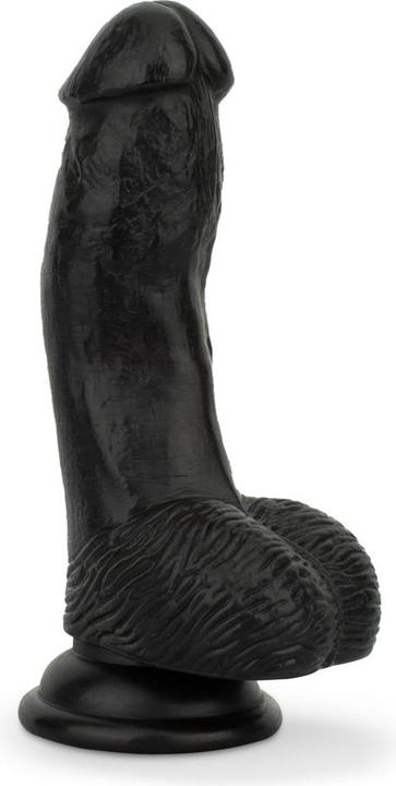 Actual product image Easytoys Dildo with balls 12 cm - Black