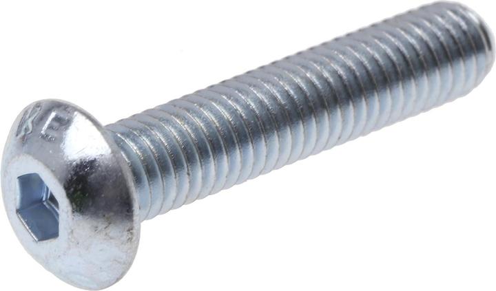 Productafbeelding RS PRO BZP inbus knoopschroef, M5x25 (50 Schroeven per stuk)
