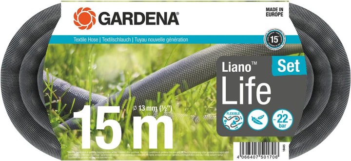 Actual product image Gardena Liano Life 1/2 Set (15 m, 13 mm)