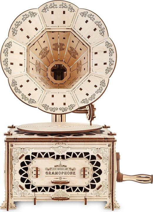 Image du produit Eco Wood Art Grammophone - Kit de construction en bois 3D
