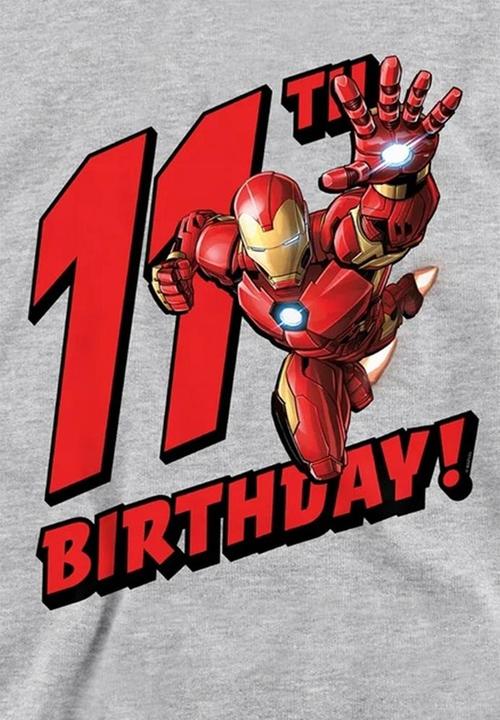 Produktbild Kapuzenpullover meliert 11. Geburtstag (128)