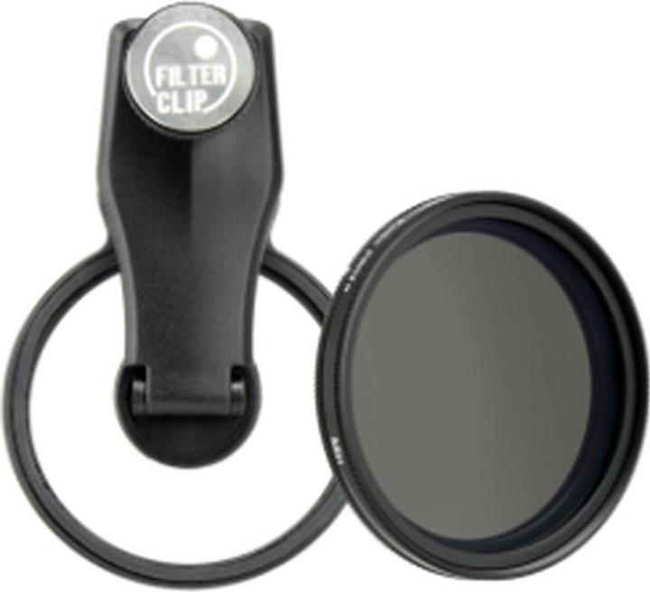 Image du produit Kenko Exapro Smartphone Variable ND Filter Clip 49mm (49 mm, Filtre gris neutre)