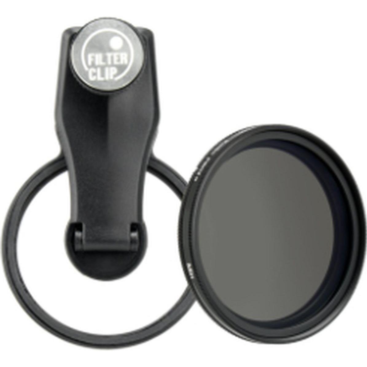 Kenko Exapro Smartphone Variable ND Filter Clip 49mm (49 mm, ND- / Graufilter) (079983)