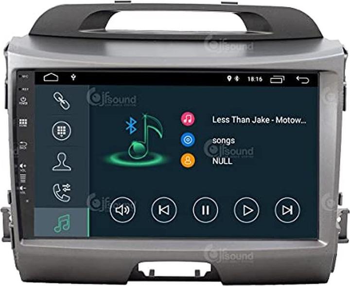 Productafbeelding JFSound Aangepaste autoradio Android GPS Bluetooth WiFi DAB USB HD Touchscreen Display Easyconnect