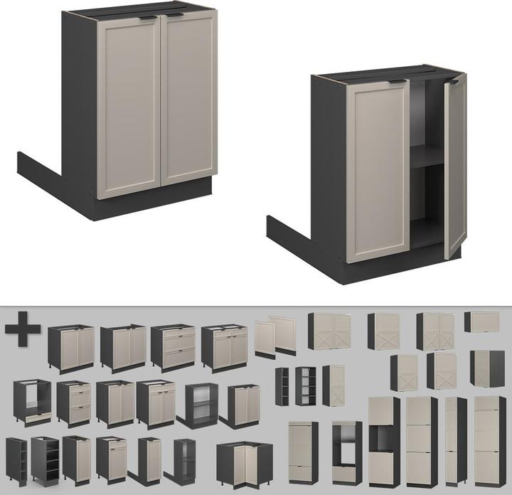 Produktbild Vicco Kücheninsel Fame-Line (70 x 60 x 82 cm)